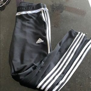 Black adidas climacool joggers
